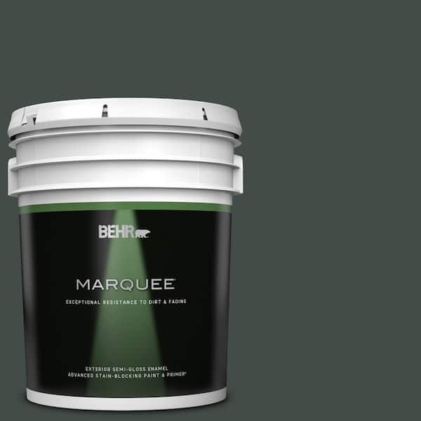 BEHR MARQUEE 5 gal. Home Decorators Collection #HDC-CL-21 Sporting Green Semi-Gloss Enamel Exterior Paint & Primer