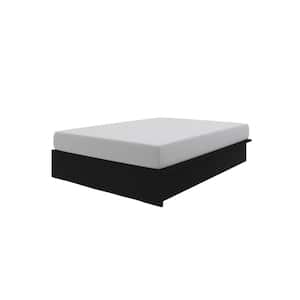 Kristian Black Upholstered Platform Full Size Bed