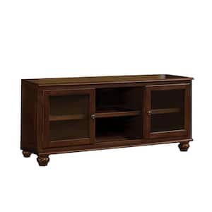 Dita Brown TV Stand Entertainment Center Fits TV's up to 59 in. with Doors and Compartments