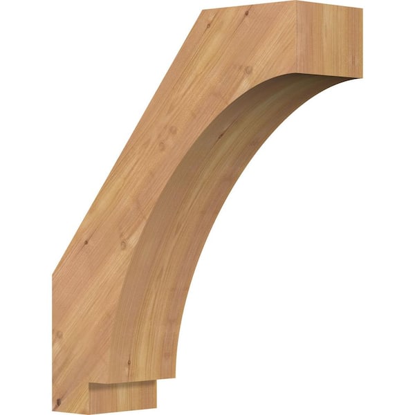 Ekena Millwork 5 1/2"W x 18"D x 22"H Imperial Smooth Knee Brace, Western Red Cedar