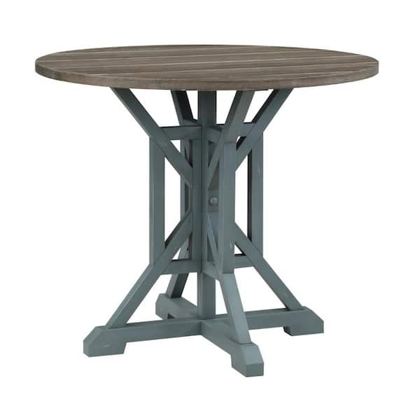 Small round outlet bar height table