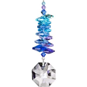Woodstock Rainbow Makers Collection, Crystal Moonlight Cascade, 4 in. Octagon Crystal Suncatcher CCMO