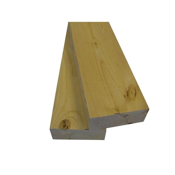 Unbranded 2 in. x 4 in. x 104-5/8 in. Prime Kiln-Dried Whitewood Stud
