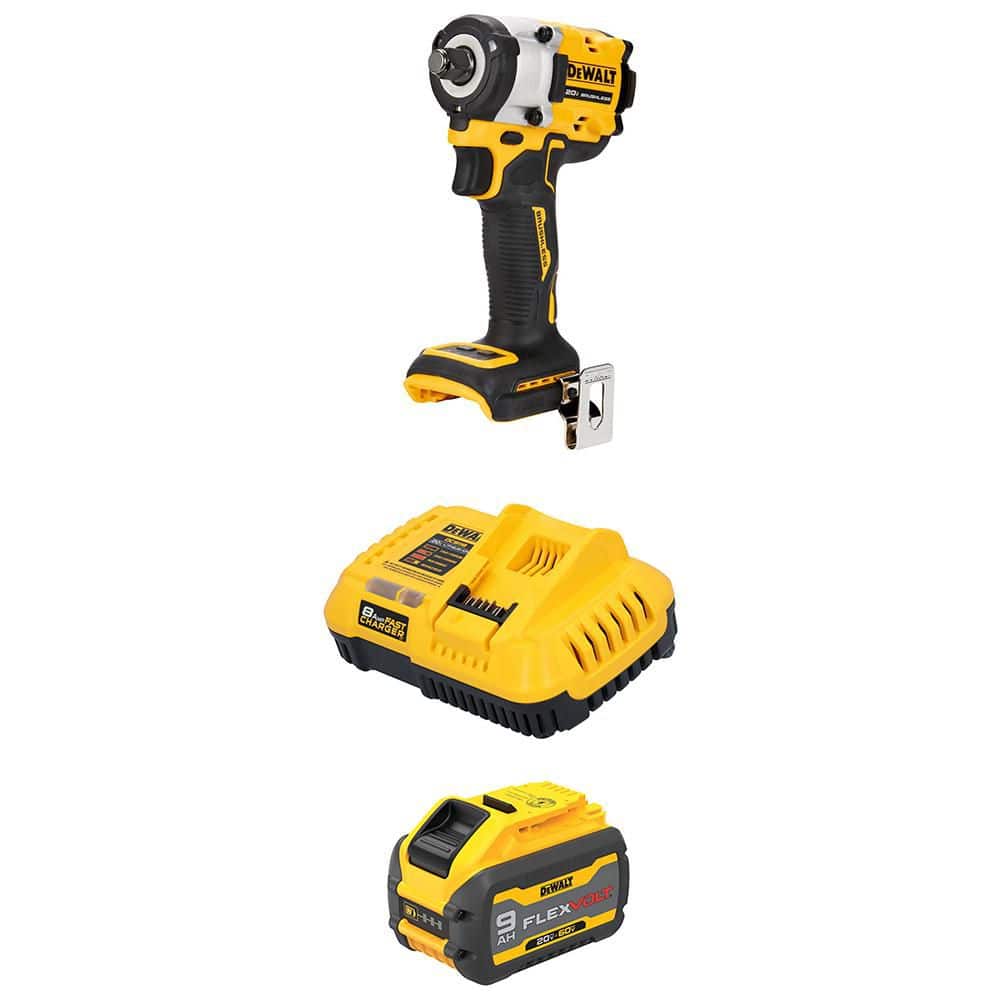 ATOMIC 20V MAX Lithium-Ion Cordless Brushless 1/2 in. Impact Wrench with 20V/60V MAX FLEXVOLT 9 Ah Battery and Charger price history on PriceWatchPro