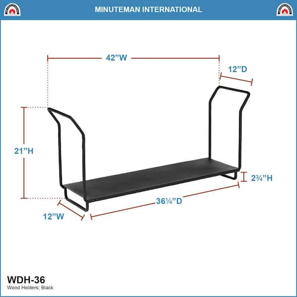 Minuteman International Black Oval Tub with Lid