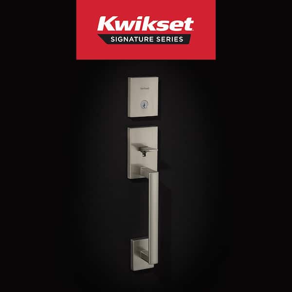 Kwikset San Clemente Low Profile Satin Nickel Single Cylinder