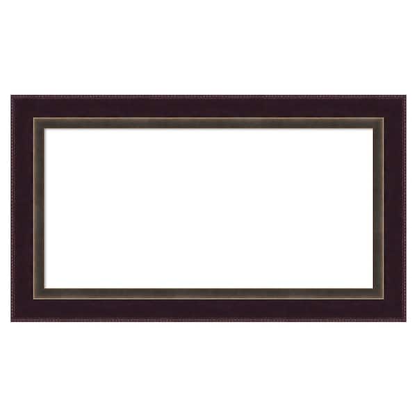 Amanti Art Signore Bronze 28 in. x 16 in. Wood Framed Dry Erase Magnetic Memo Board