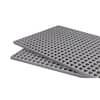 Wellco 1 ft. x 4 ft. x 1 in. Fiberglass Molded Grating, 1.5 in. x 1.5 in. x 1 in., Resin Paver,Gray PMG1GS15100104