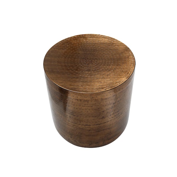 Unbranded 20 in. Round Metal End Table