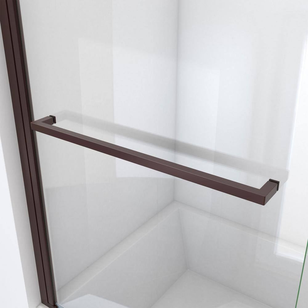Aqua-Q Oil Rubbed Bronze Frameless 72" Shower Door