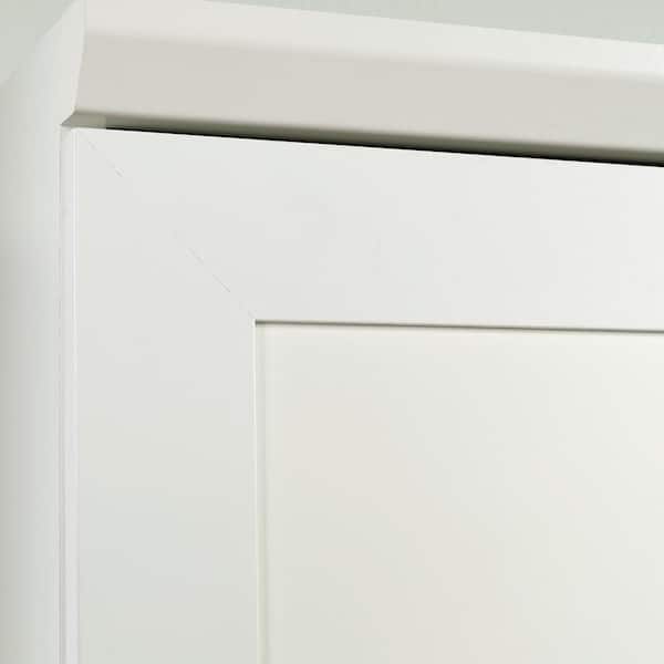 Sauder HomePlus 2-Door Kitchen Pantry Cabinet in Soft White, 1