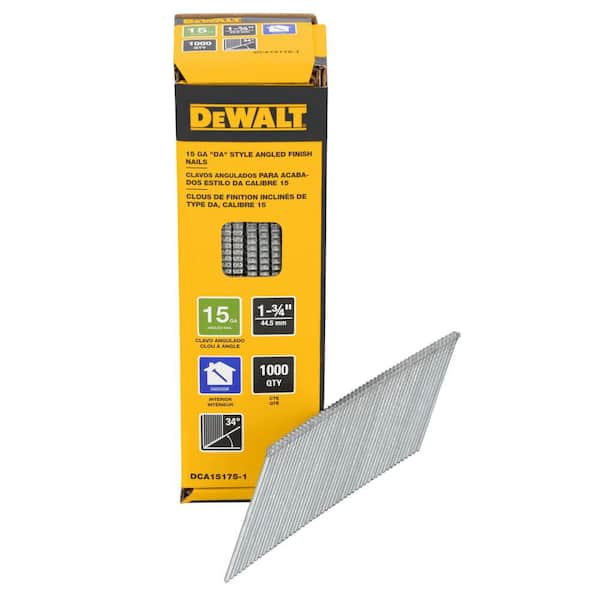 1-3/4 in. x 15-Gauge DA 34-Degree Bright Finish Nails (1000-Pack)