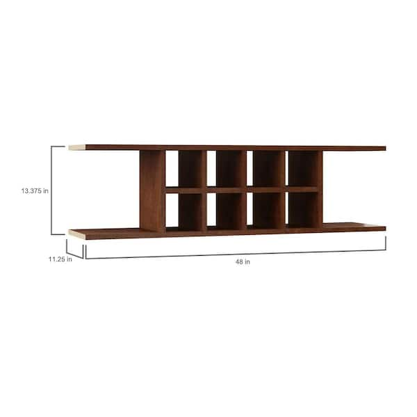 Hampton Bay Hampton Assembled 30x18x12 in. Wall Flex Kitchen Cabinet with Shelves and Dividers in Cognac KWFC3018-COG