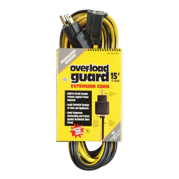 Tower Manufacturing Corporation 15 ft. Circuit Breaker Extension Cord-DISCONTINUED