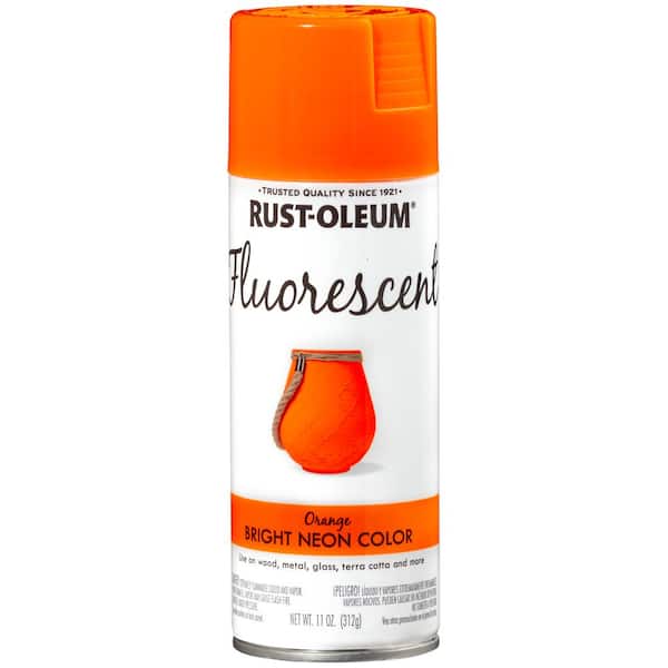 Rust-Oleum Imagine 4-Pack Gloss Neon Orange Fluorescent Spray Paint (NET  WT. 11-oz) in the Spray Paint department at
