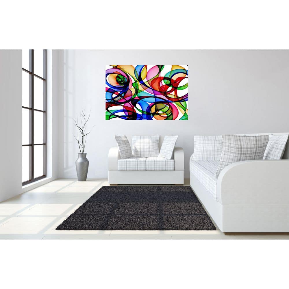 1-Piece Unframed Abstract Graphic Art 40 in. x 60 in. price history on PriceWatchPro