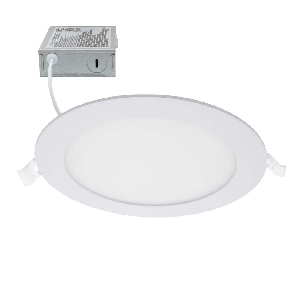 Luvoni 6-Inch White Aluminum Smart WiFi LED Downlight