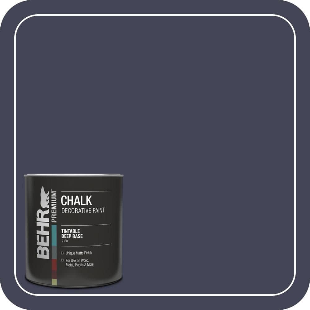 BEHR PREMIUM 1 qt. #PPU15-19 Black Sapphire Interior Chalk