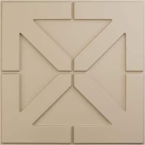 19 5/8 in. x 19 5/8 in. Xander EnduraWall Decorative 3D Wall Panel, Smokey Beige (12-Pack for 32.04 Sq. Ft.)