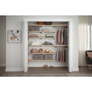 Everbilt 7 ft. - 10 ft. Regular Duty Closet Organizer Kit 90250 - The Home  Depot