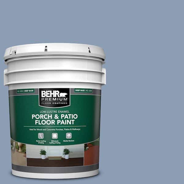 BEHR PREMIUM 5 gal. #PPU15-10 China Silk Low-Lustre Enamel Interior/Exterior Porch and Patio Floor Paint