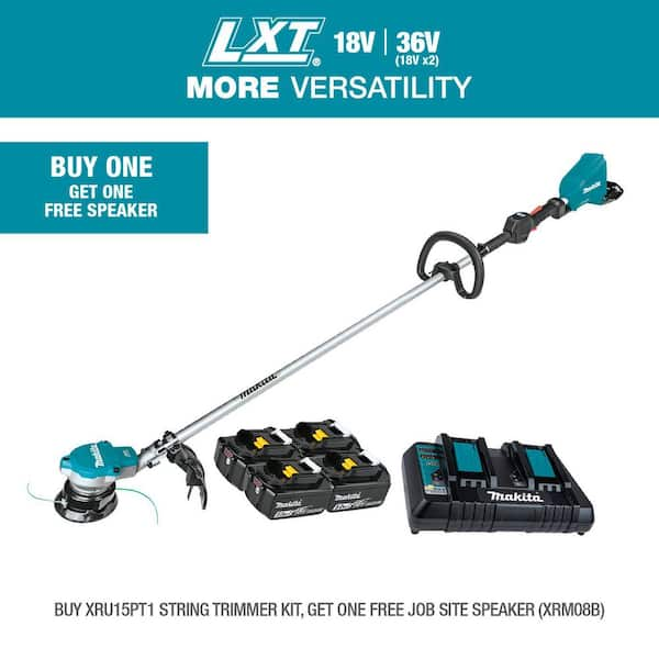 LXT 18V X2 (36V) Lithium-Ion Brushless Cordless String Trimmer Kit with Four 5.0 Ah Batteries