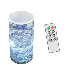 Starry Night LED Flameless Candle with Remote Control