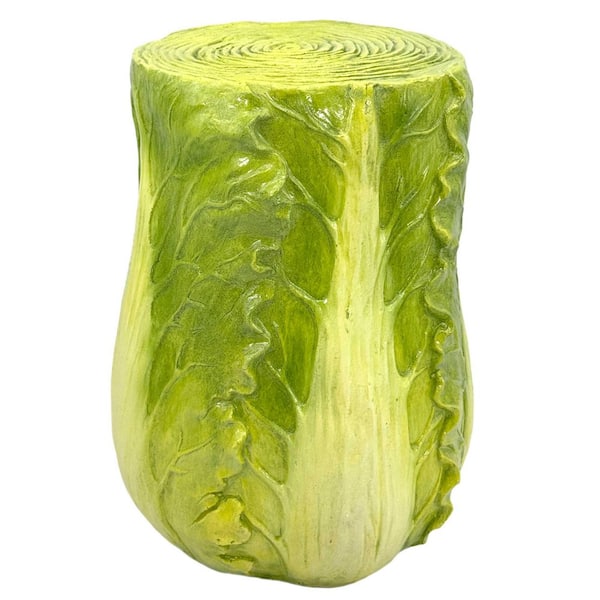 Unbranded Cabbage/Lettuce Stool Polyresin Side Table 18"