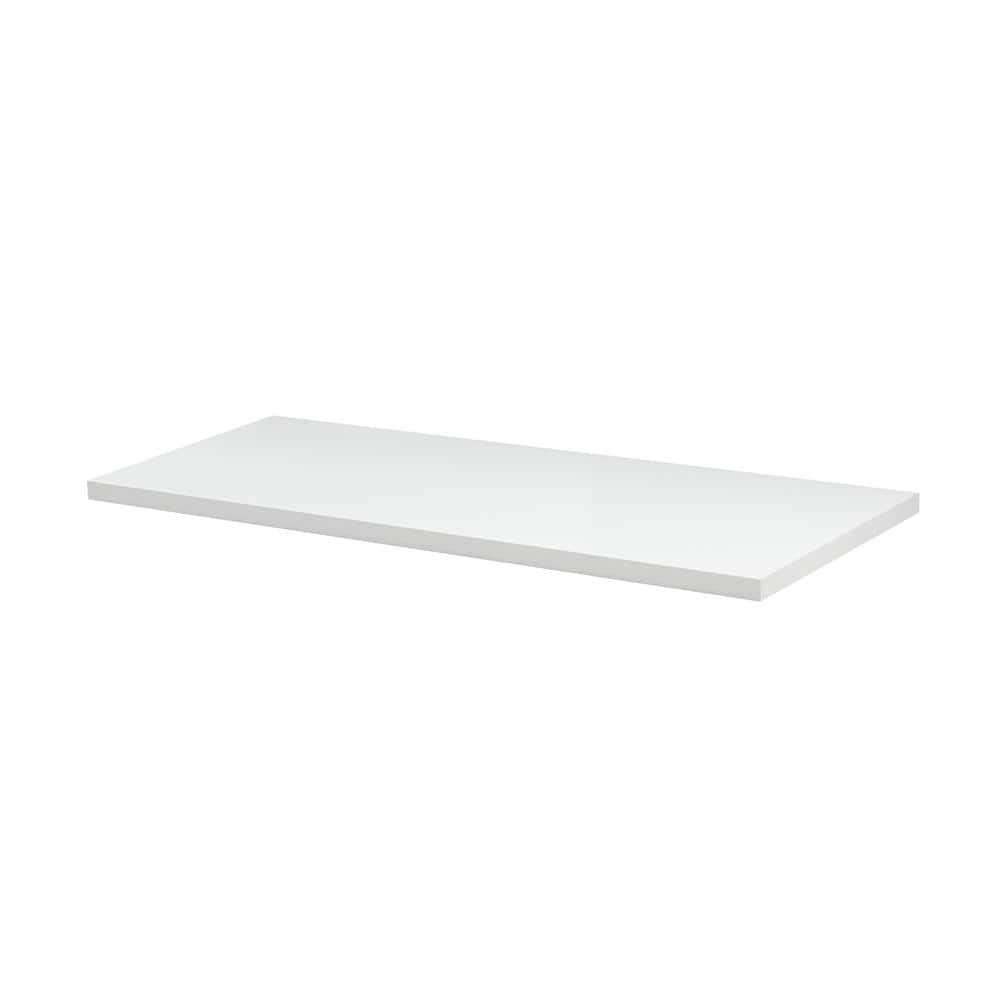 Dolle SUMO 45.3 in. W x 11.8 in. D x 0.98 in White MDF Decorative Wall ...