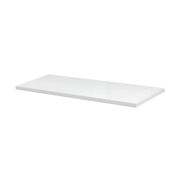 Dolle SUMO 45.3 in. W x 11.8 in. D x 0.98 in White MDF Decorative Wall ...