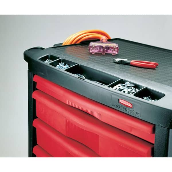 Rubbermaid Drawer Opening Card Cabinet, 1600 Capacity, 3x5