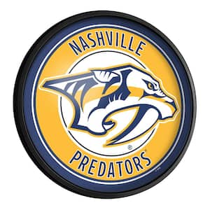 Nashville Predators: Round Slimline Lighted Wall Sign 18"L X 18"W 2.5"D