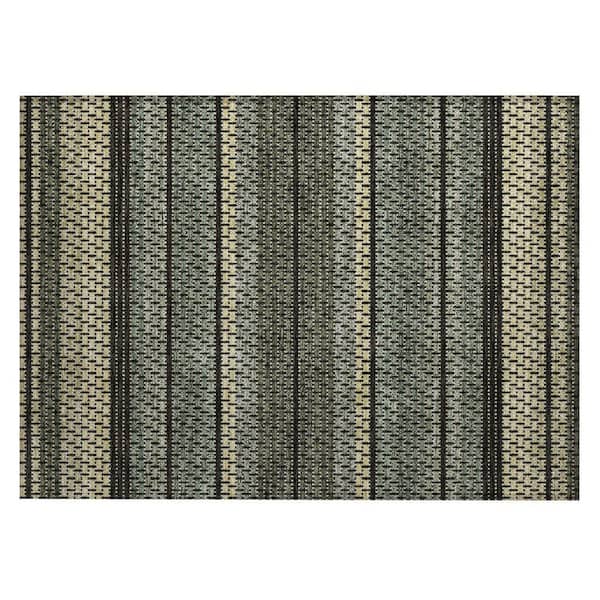 Chantille Machine Washable Indoor/Outdoor Abstract ACN2427 Cactus 2 ft. x 3 ft. Accent Rug