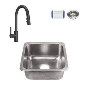 MOEN 1800 Series Stainless Steel 16.5 Single Bowl Undermount Kitchen ...