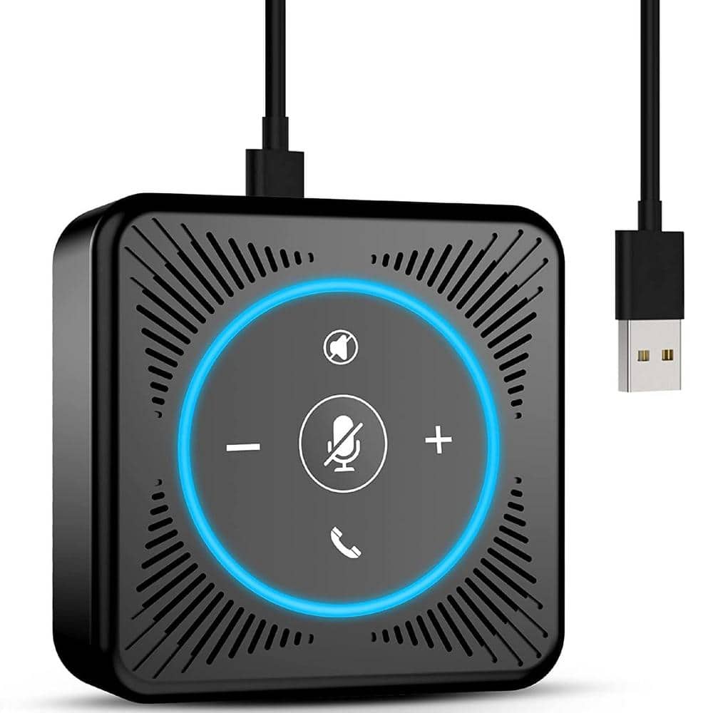 USB Speakerphone M0 4 AI Mics Speakerphone for Conference Calls 360° Voice