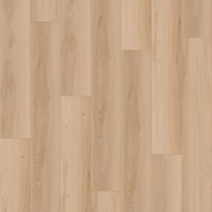 Take Home Sample-Coastal Bodega Light Brown 9.37 in. W x 4 in. L Waterproof Laminate Wood Flooring