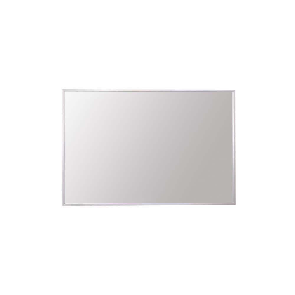 Timeless Home 24 in. W x 36 in. H Aluminum Silver Mirror