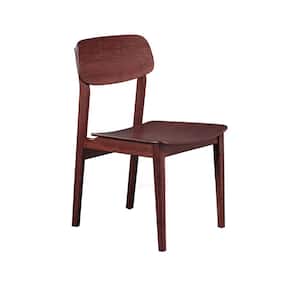 2-Piece Currant Sable Dark Wood Family with 100% Bamboo Side Chair
