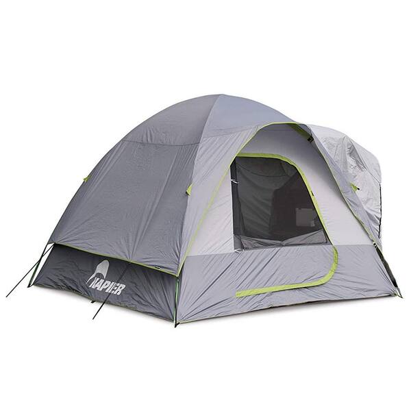 10 Ft X 10 Ft 5 Person Universal Suv Van Cargo Camping Tent In Gray 19100 The Home Depot