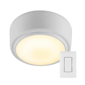 Battery Operated LED Ceiling Night Light Fixture with Remote