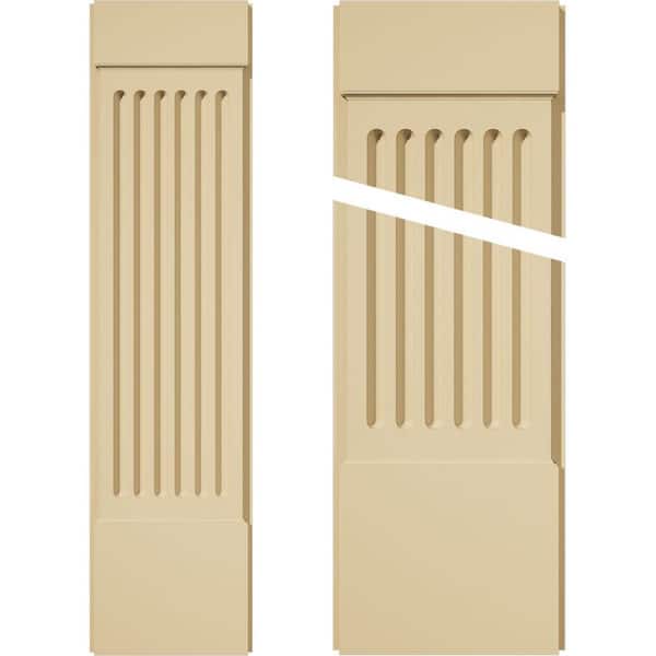Ekena Millwork 2 in. D x 12 in. W x 48 in. L Primed Polyurethane Pilaster 1- Pack