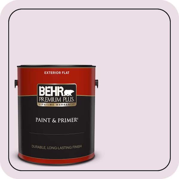 BEHR PREMIUM PLUS 1 gal. #680C-2 Wing Flutter Flat Exterior Paint & Primer