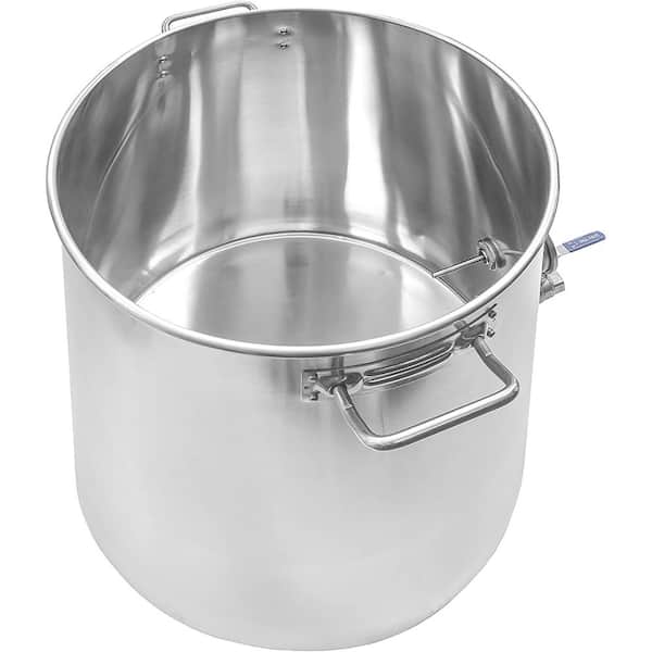 Home Brew Cookware Beer CONCORD 100 QT Full Stainless Steel Stock Pot w Steamer 