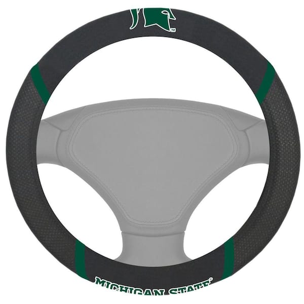 FANMATS NCAA University of Michigan State Steering Wheel Cover