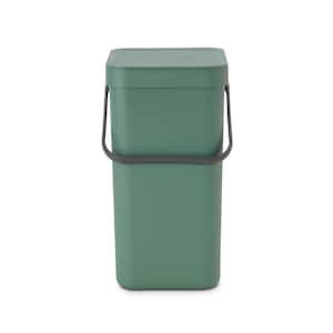 Sort and Go 3.2 Gal. (12 l) Fir Green Plastic Indoor Recycling Bin