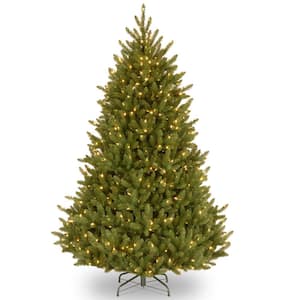6.5 ft. Natural Fraser Medium Fir Hinged Tree with 650 Clear Lights