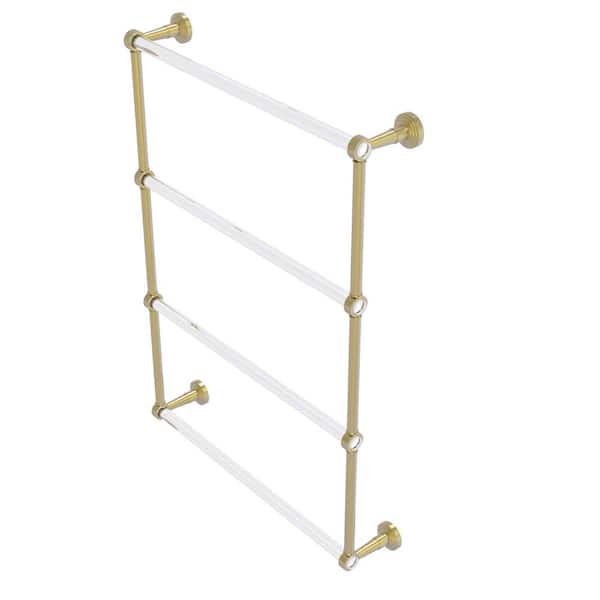 Allied Brass Pacific Beach 4-Tier 24 in. Ladder Towel Bar in Satin Chrome