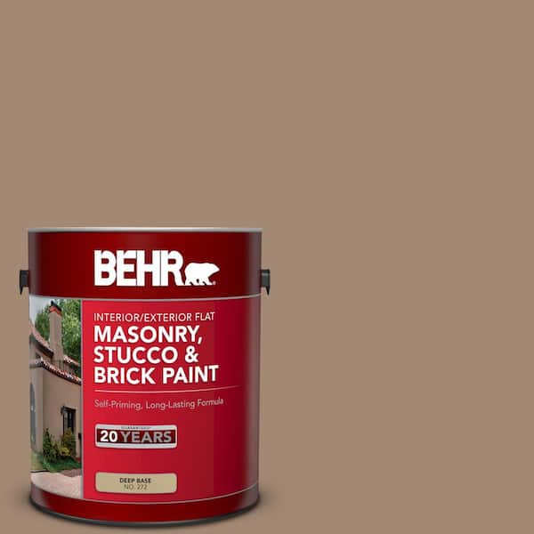 1 gal. #PFC-19 Pyramid Flat Interior/Exterior Masonry, Stucco and Brick Paint