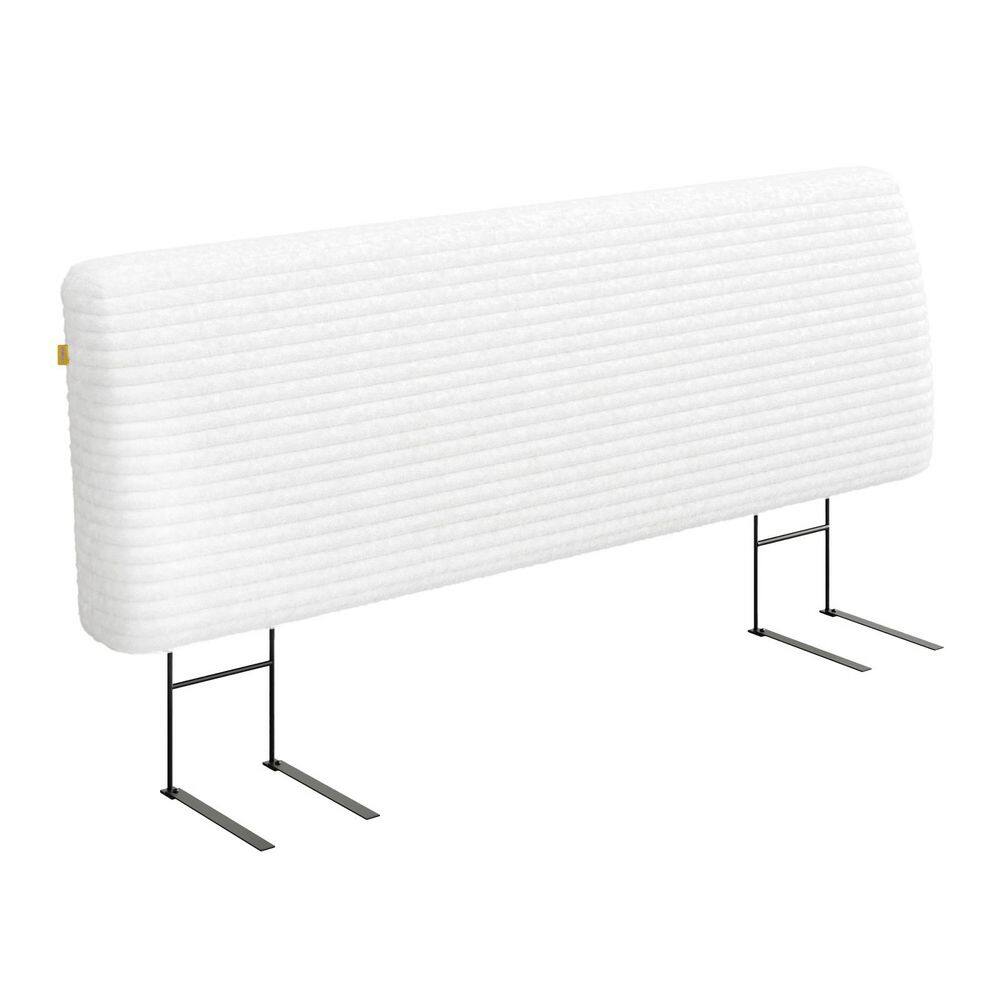 Queen Upholstered Headboard 6.3 in. Width Foam Headboard with Height Adjustable for 8-14 in. Mattress, Starry Black price history on PriceWatchPro