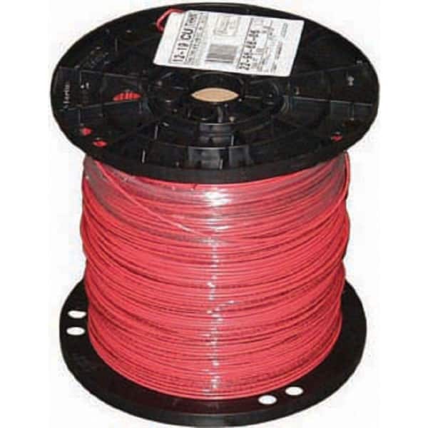 Southwire 2,500 ft. 12 Red Stranded CU THHN Wire